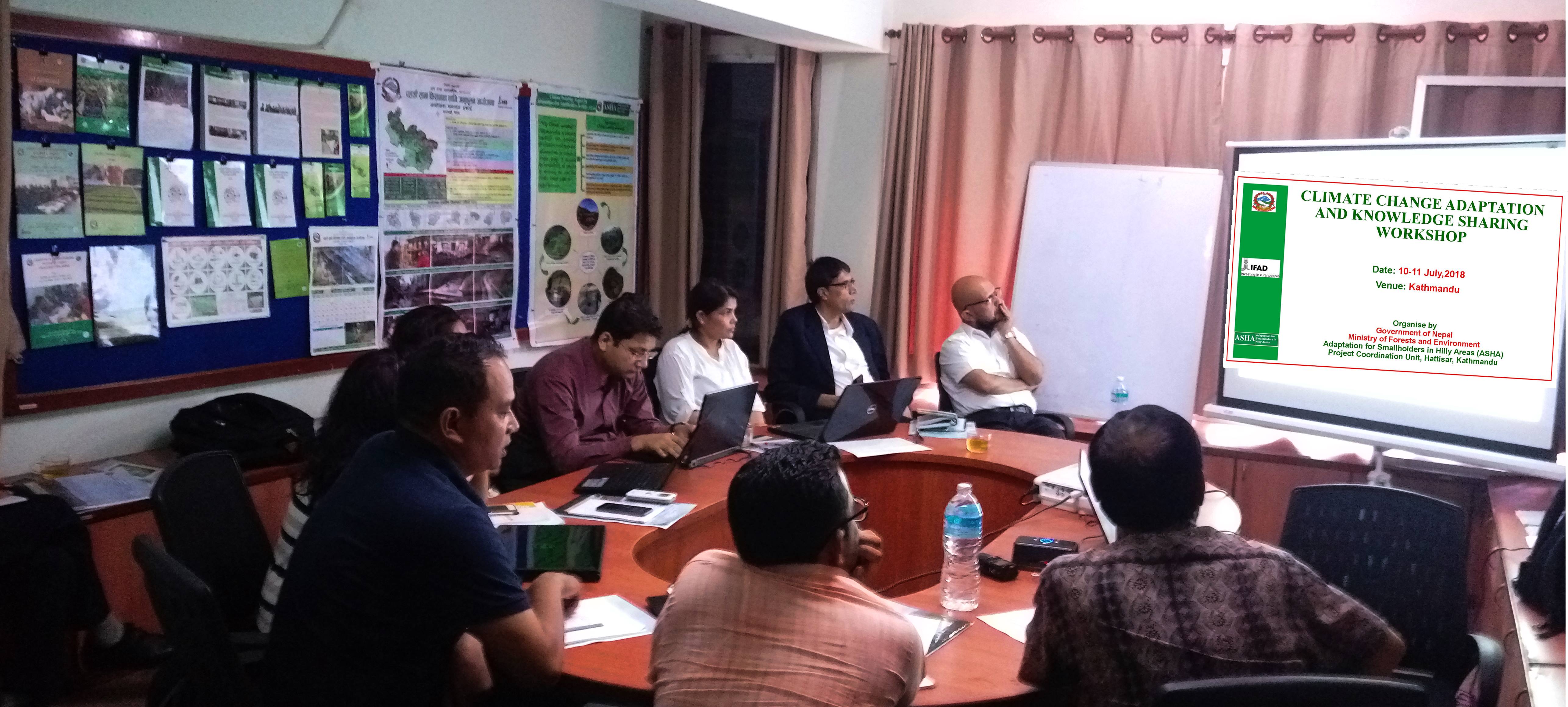 Climate Change Adaptation and Knowledge Sharing Workshop